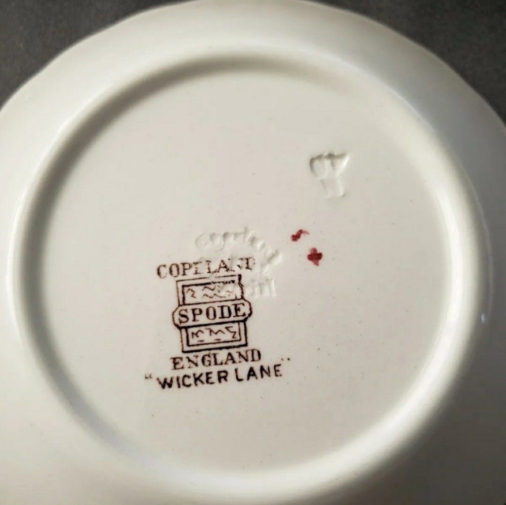 Copeland Spode Wickerlane Set Made in England with freebies! - Picture 8 of 8